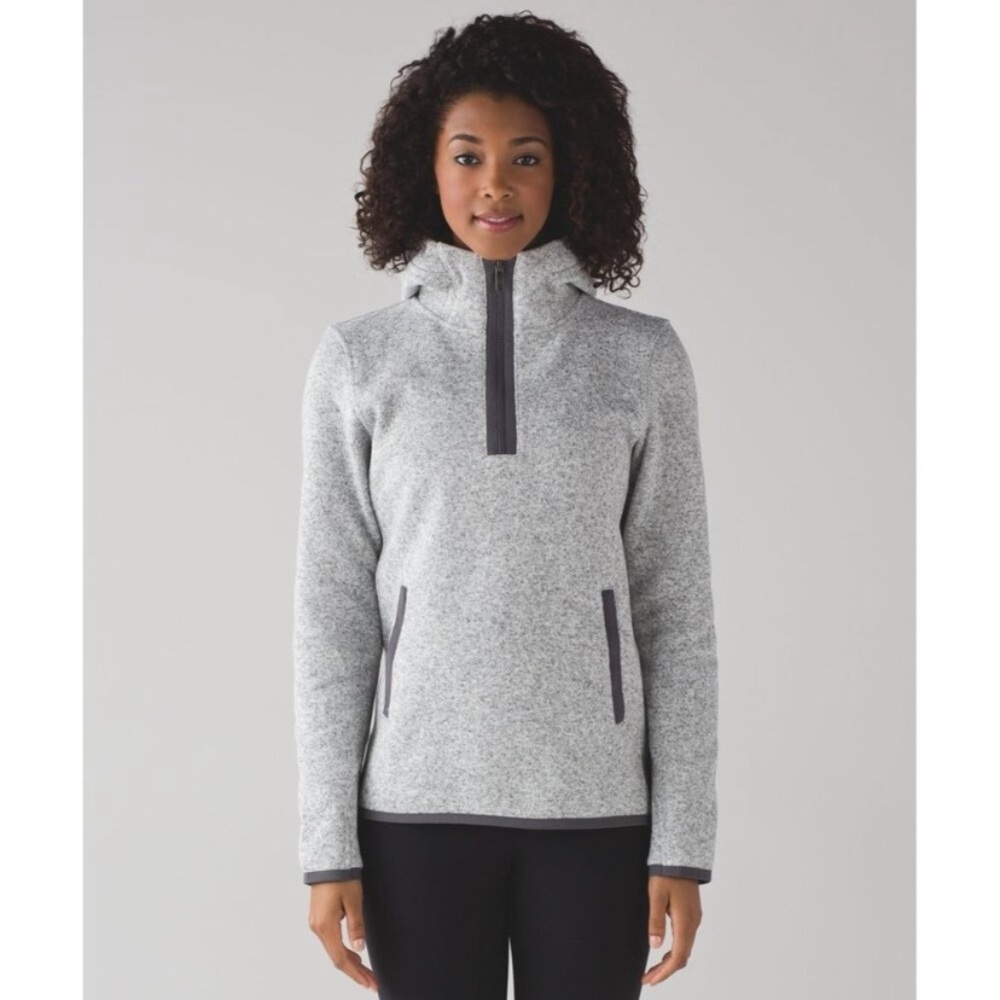 Lululemon Its Fleecing Cold Pullover Heathered Size 10